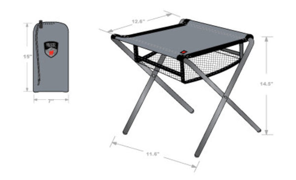 14.5" Folding Camp Stool